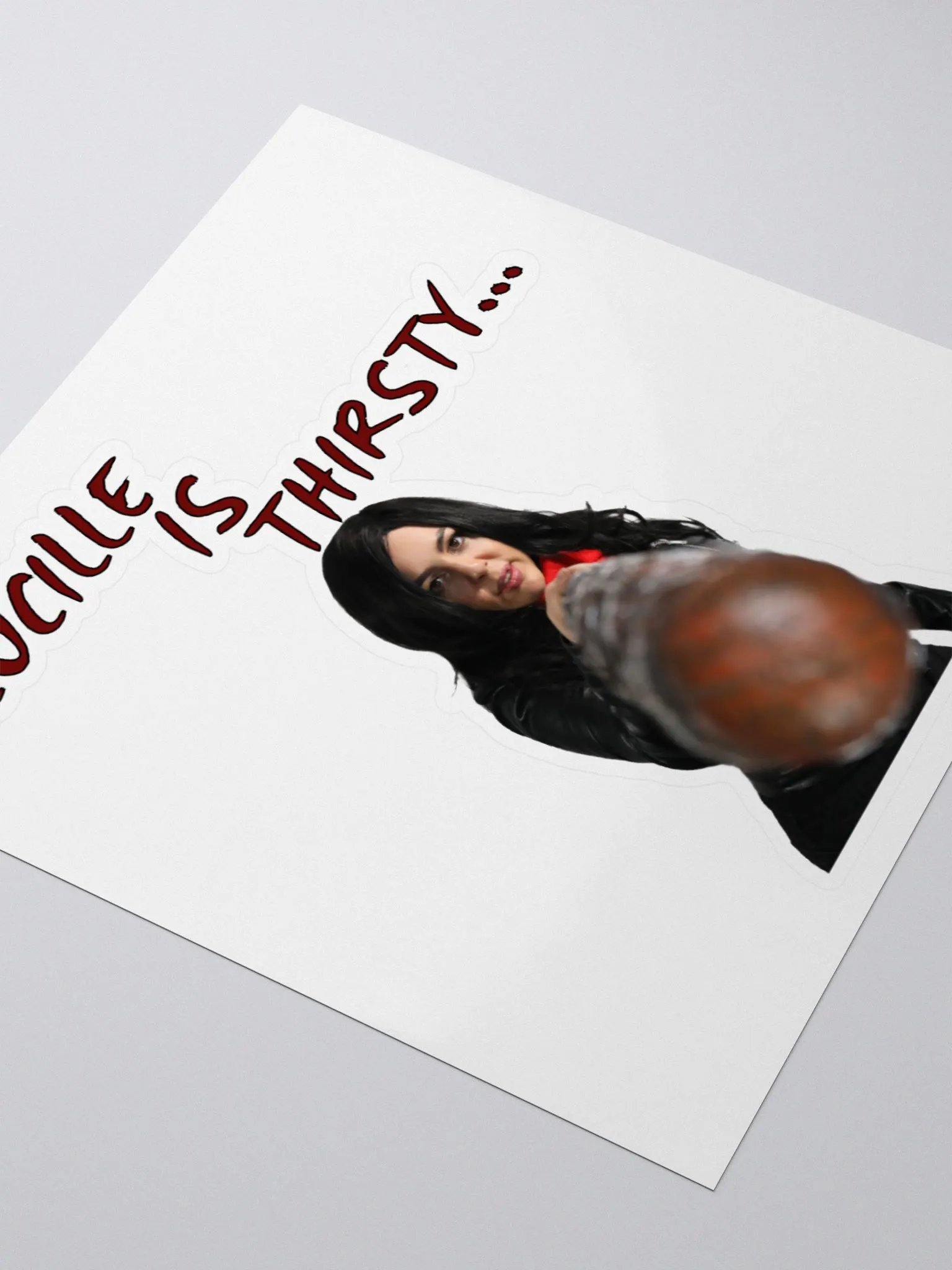 Lucille Is Thirsty KissCut Sticker product image (9)