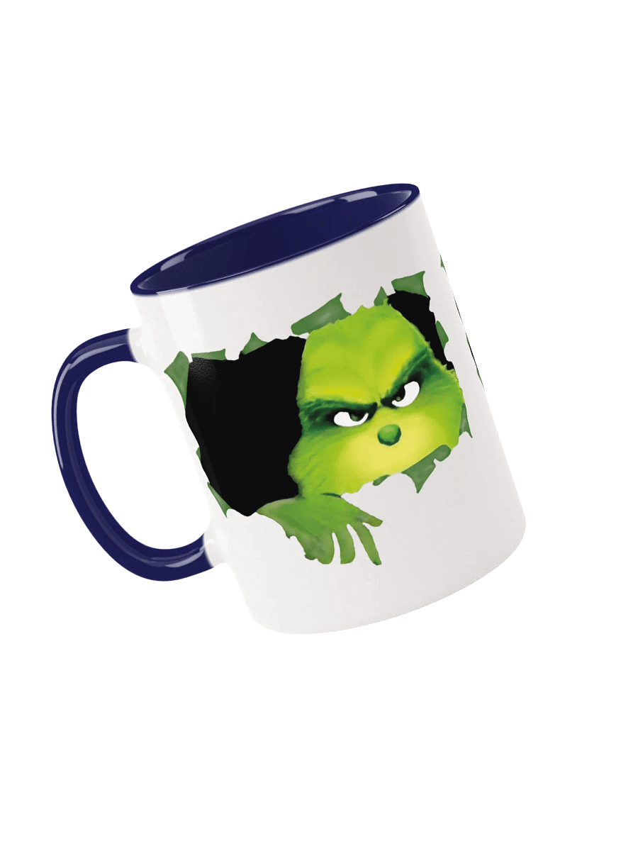 Mischievous Grinch Peek-a-Boo Ceramic Mug product image (3)