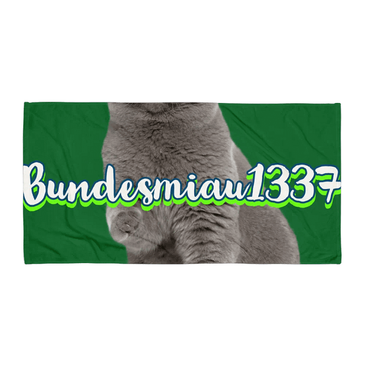 BundesMiau Strandtuch product image (1)