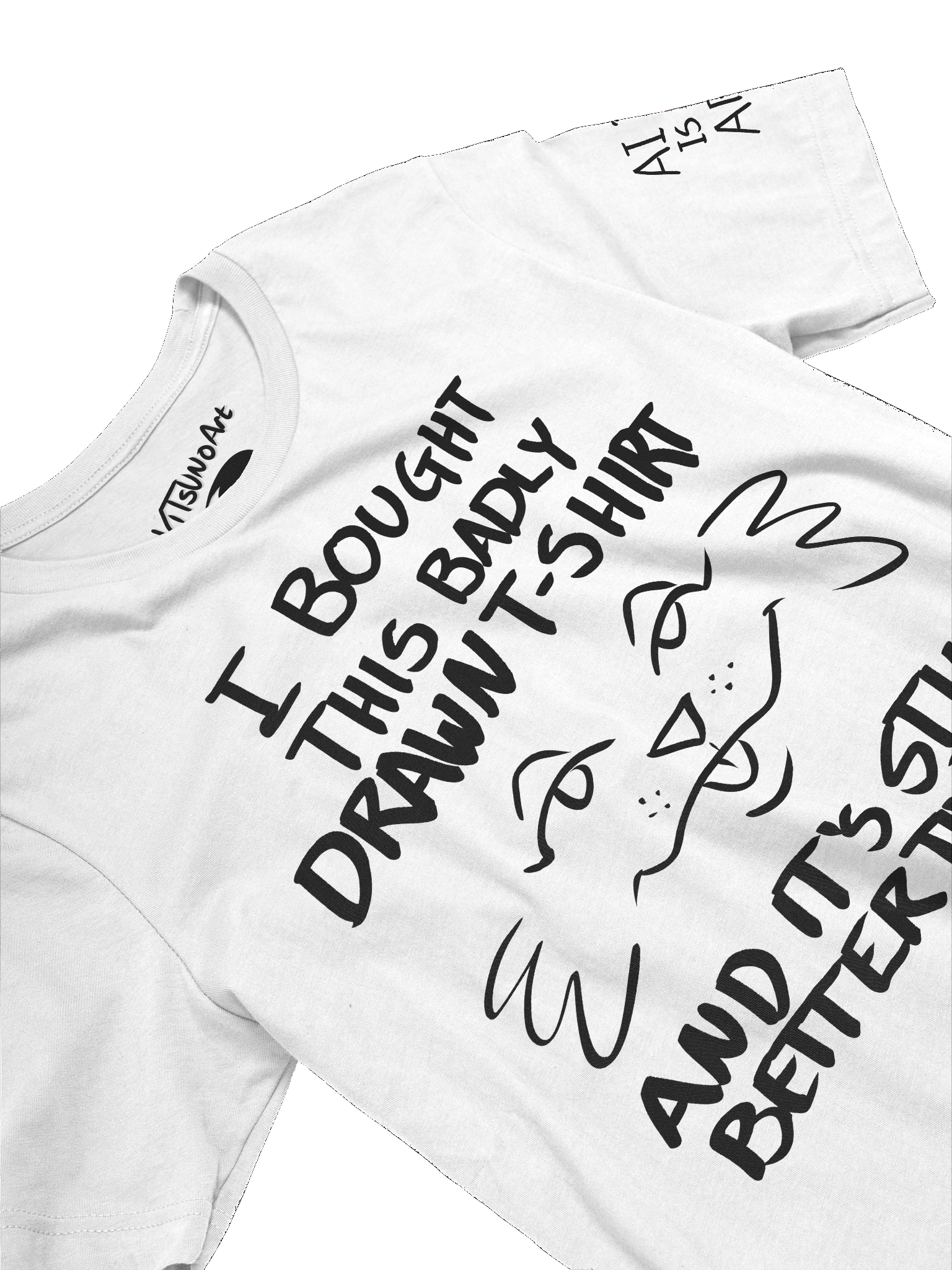 Better Than AI Shirt [White] product image (3)