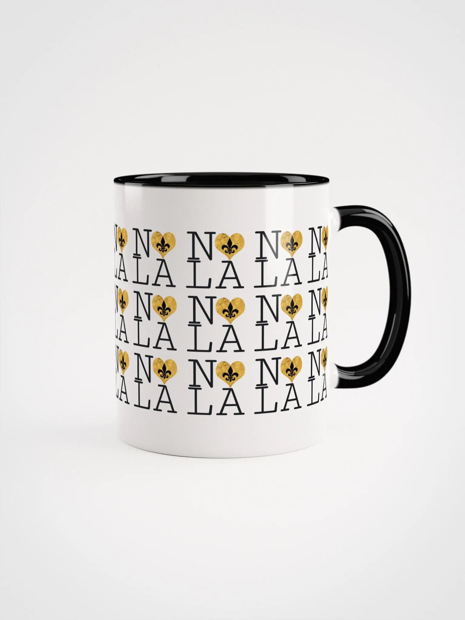I LOVE NOLA **LEGACY COLOR MUG** (GOLD WRAP HEART INFINITY WALL) product image (16)