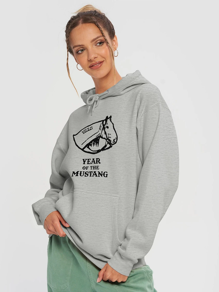 Year of the Mustang Hoodie (Black Logo) product image (3)