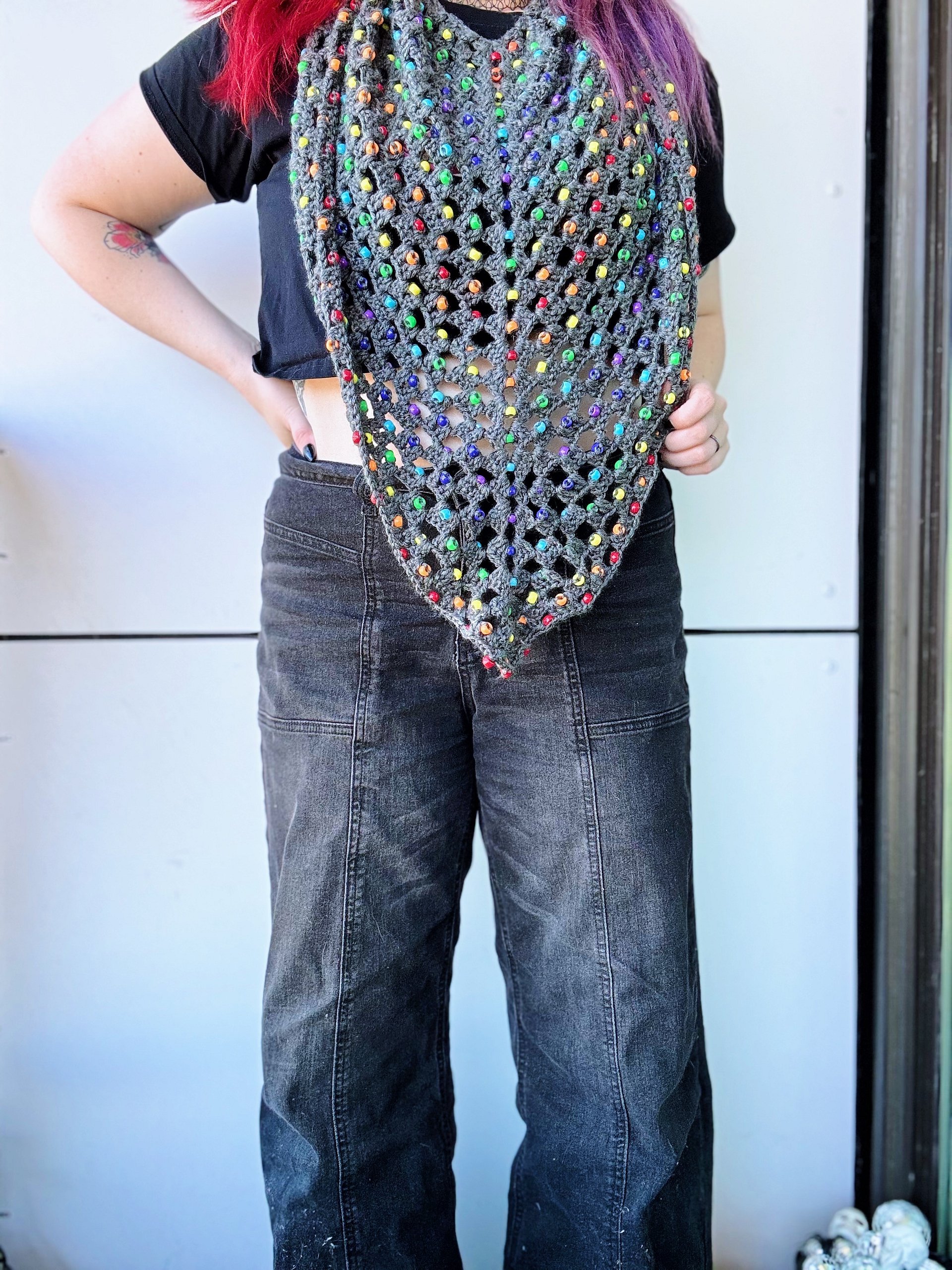 Beaded Triangle Shawl product image (5)