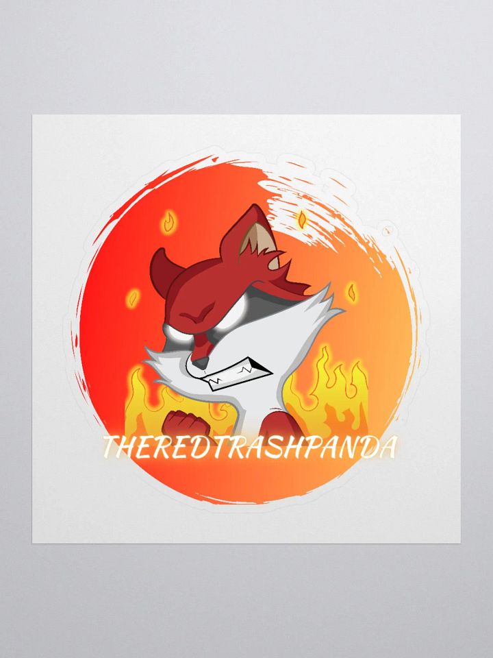 Red Trash Panda Rage Sticker product image (3)