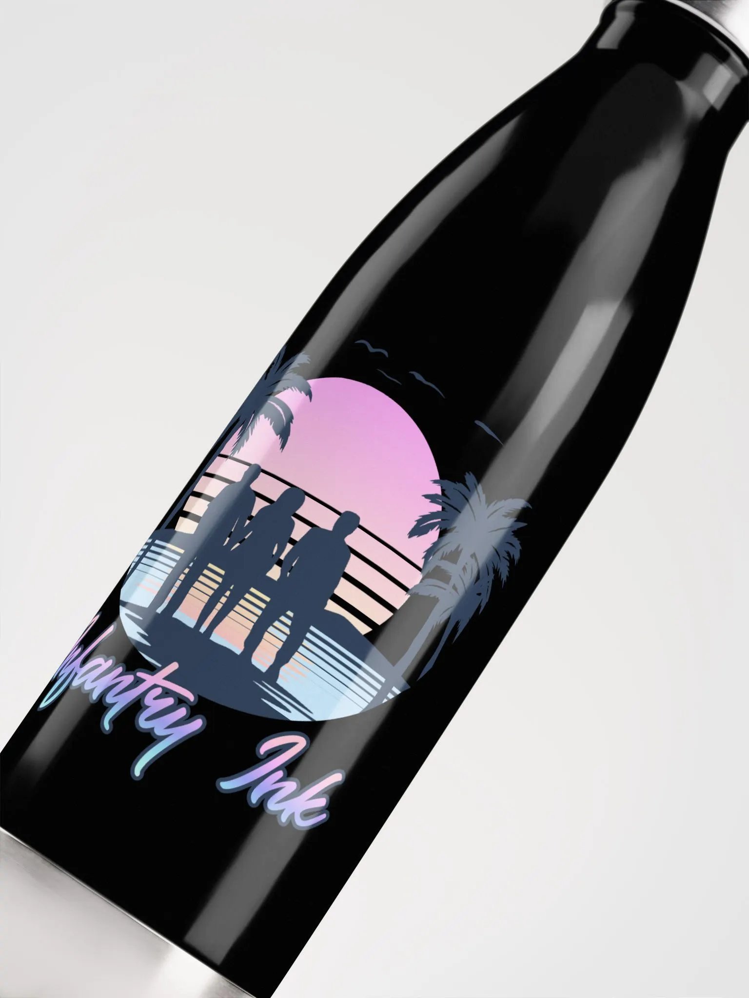 Tropical Silhouette Stainless Steel Water Bottle product image (9)