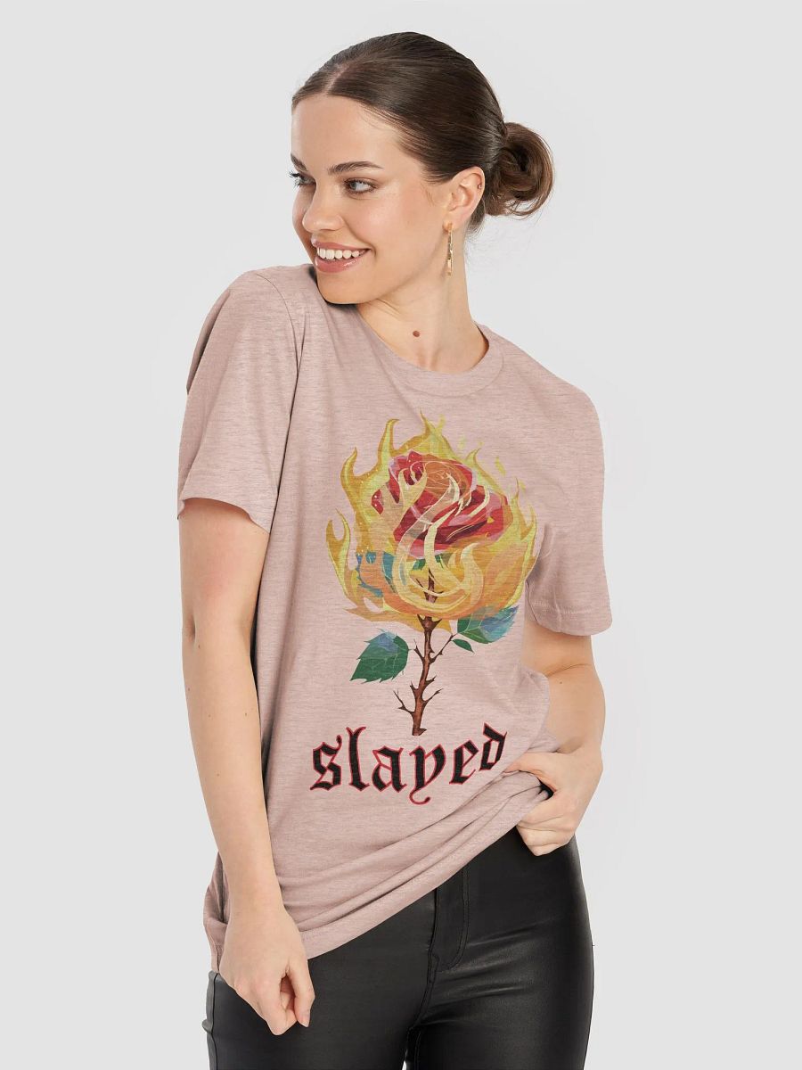 Slayed Flaming Rose T-Shirt product image (88)