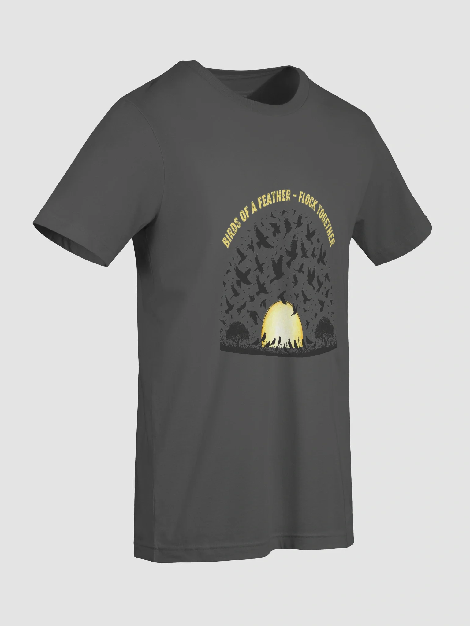 Birds of a Feather Graphic T-Shirt - Dark Feather product image (9)