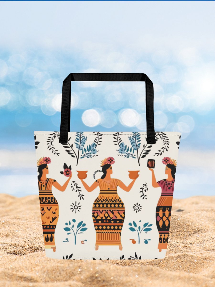 Daughters of the Olive Grove: Large Tote/Beach Bag w/ Pocket product image (1)