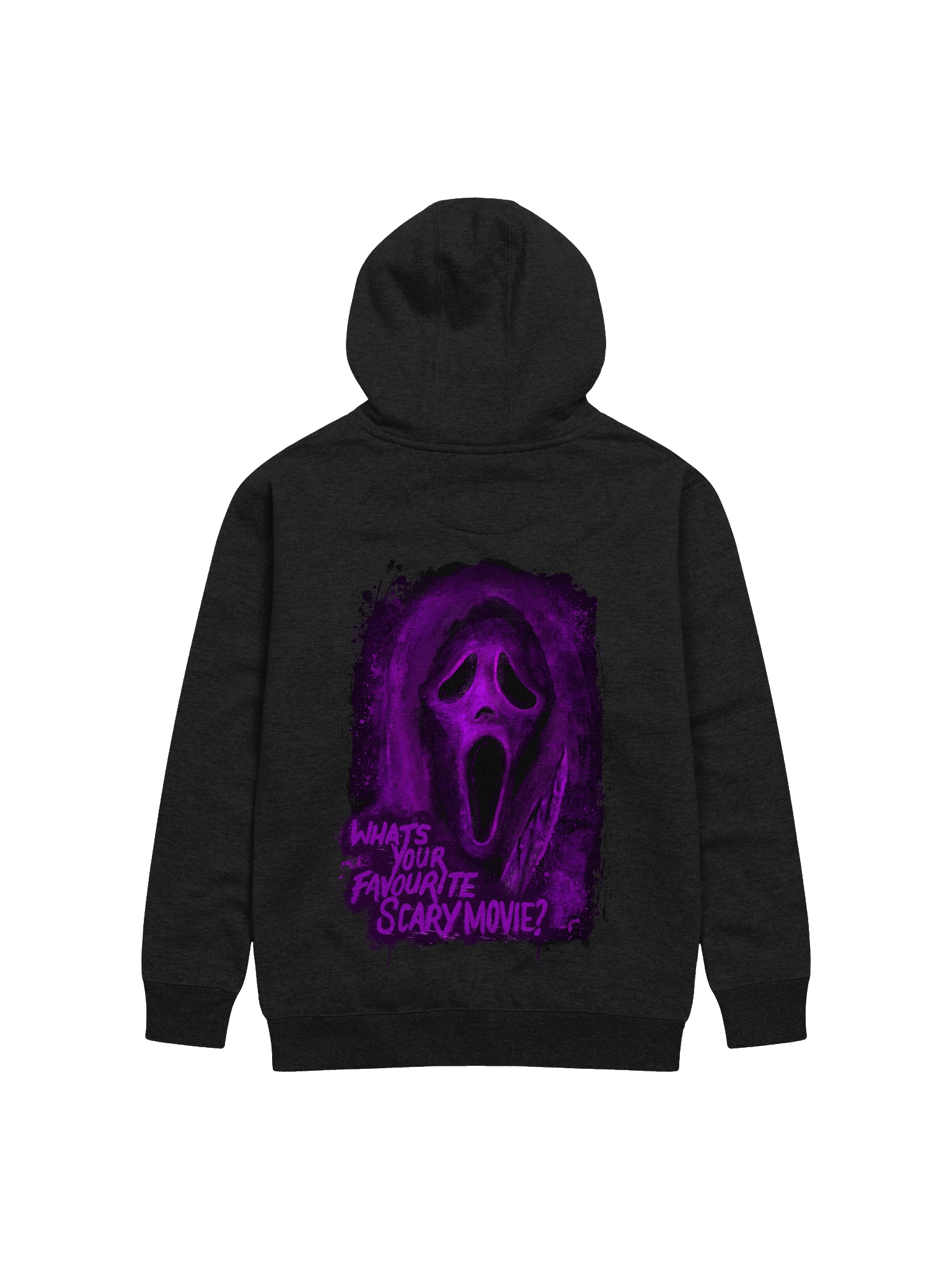 Purple Ghost Face Hoodie product image (11)