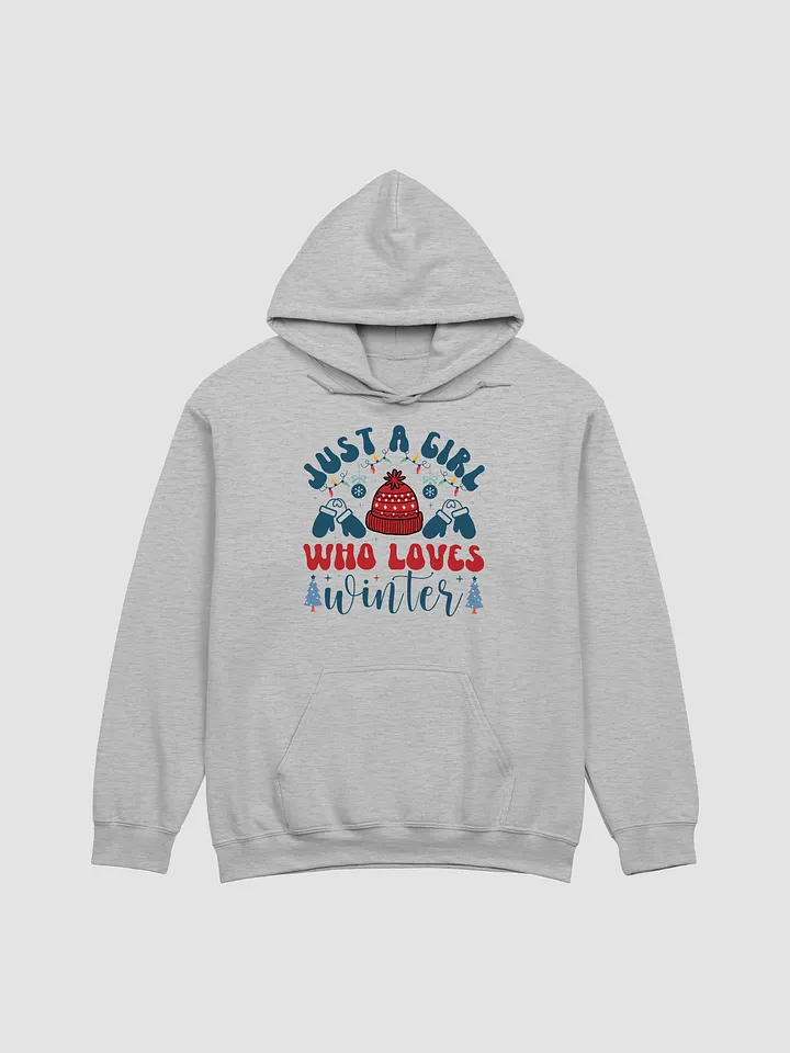 Just A Girl Who Loves Winter Hoodie product image (1)