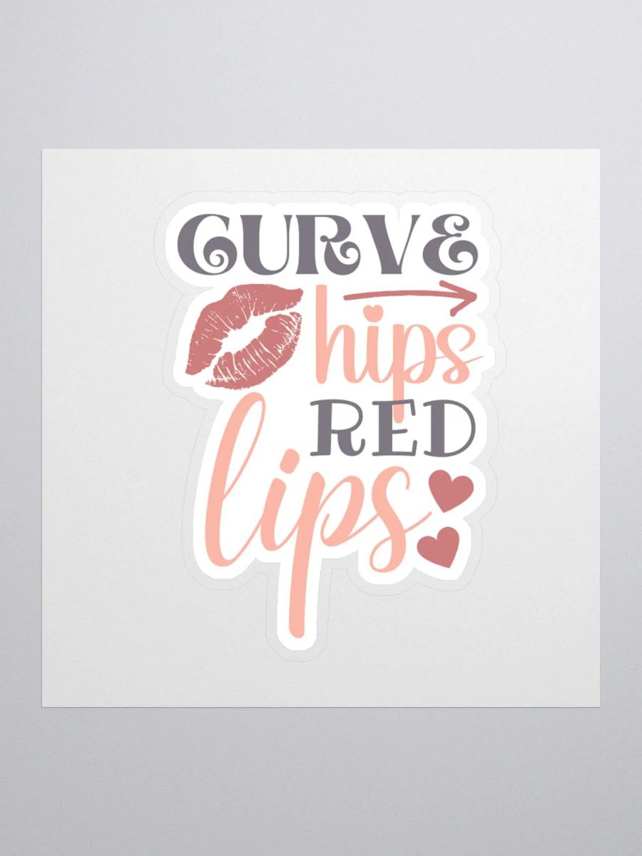 Curve Hips Red Lips Sticker product image (2)