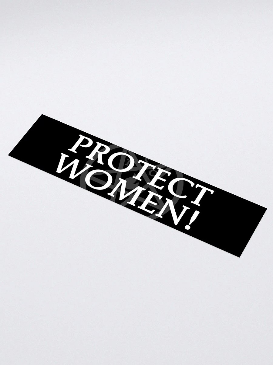 "Protect Women!" - Bumper Sticker product image (1)