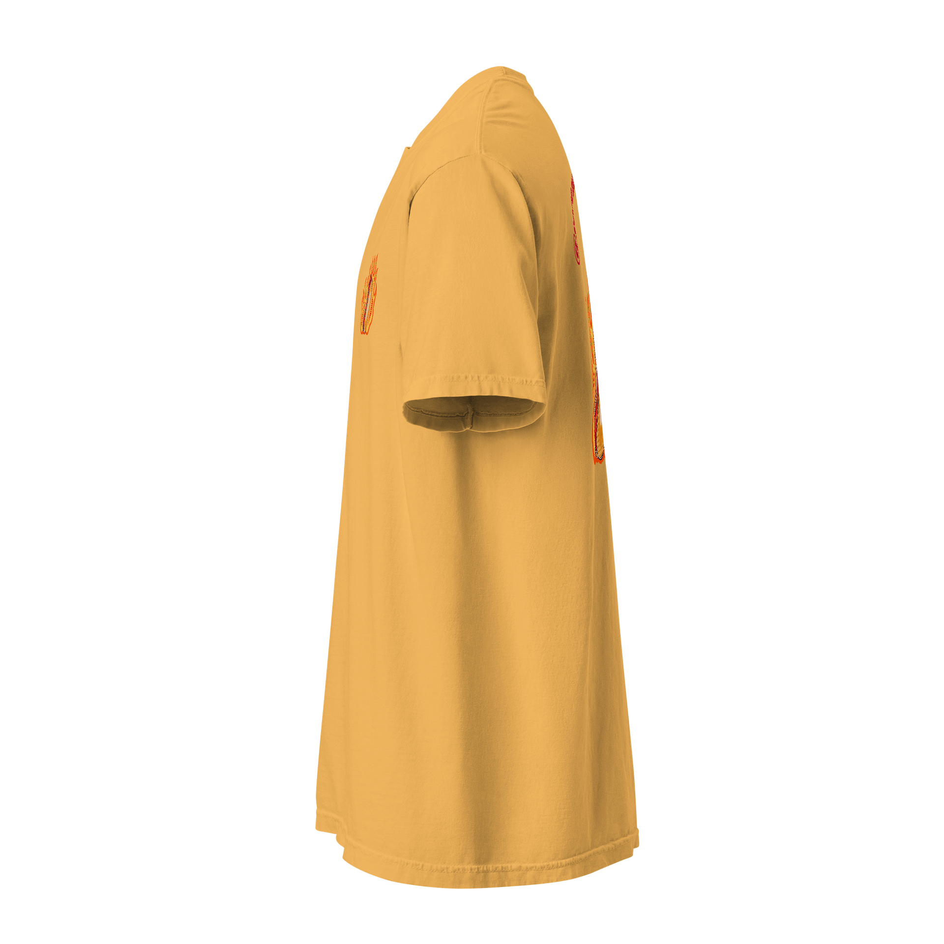 MUSTARD YELLOW GLIZZY TEE - UNISEX product image (3)