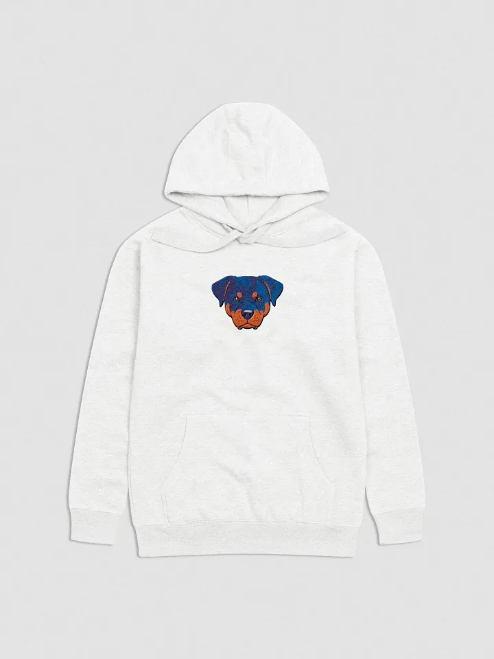Rottweiler Dog Illustration Premium Embroidered Hoodie product image (1)