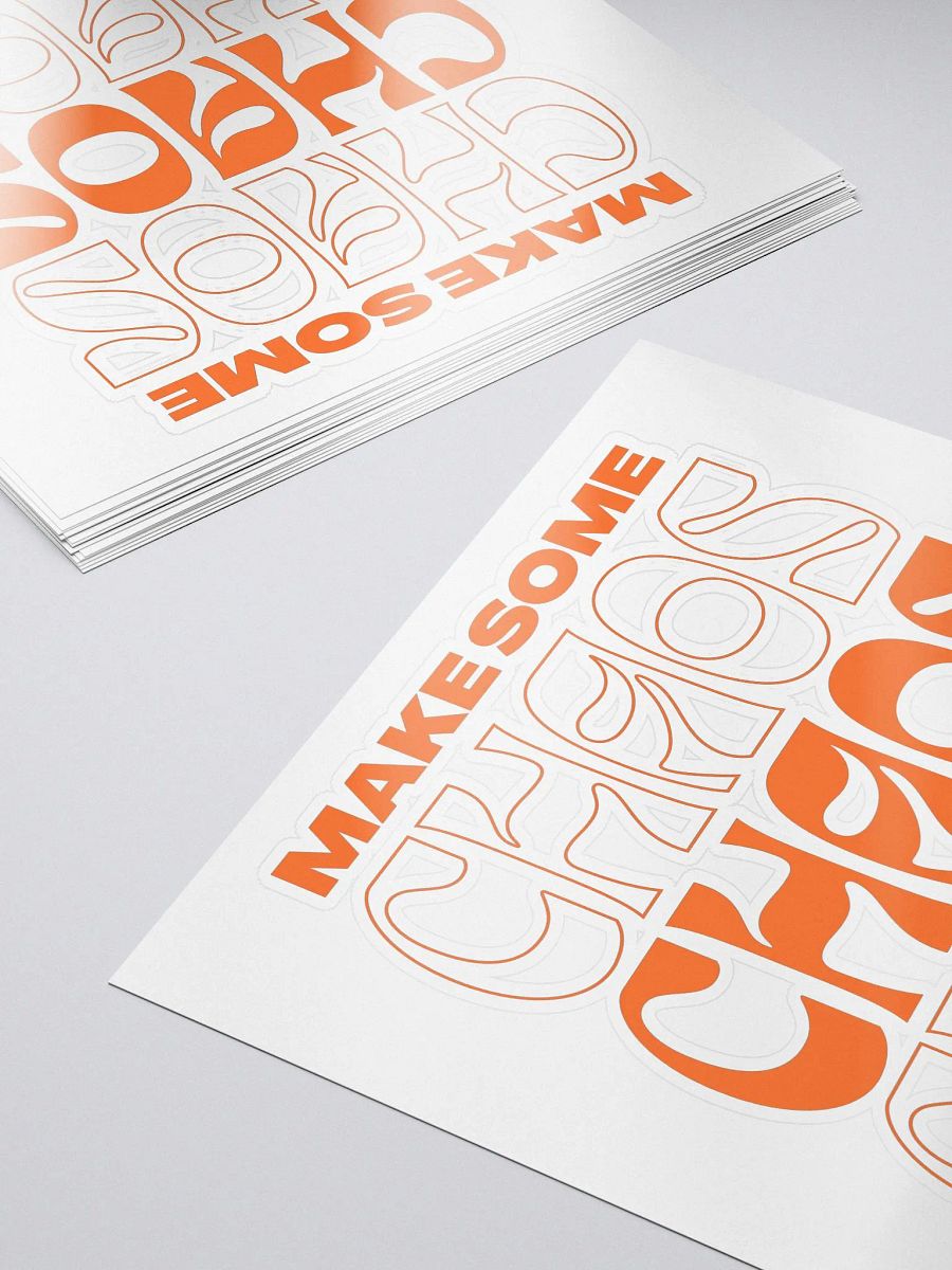 Make Some Chaos sticker product image (5)