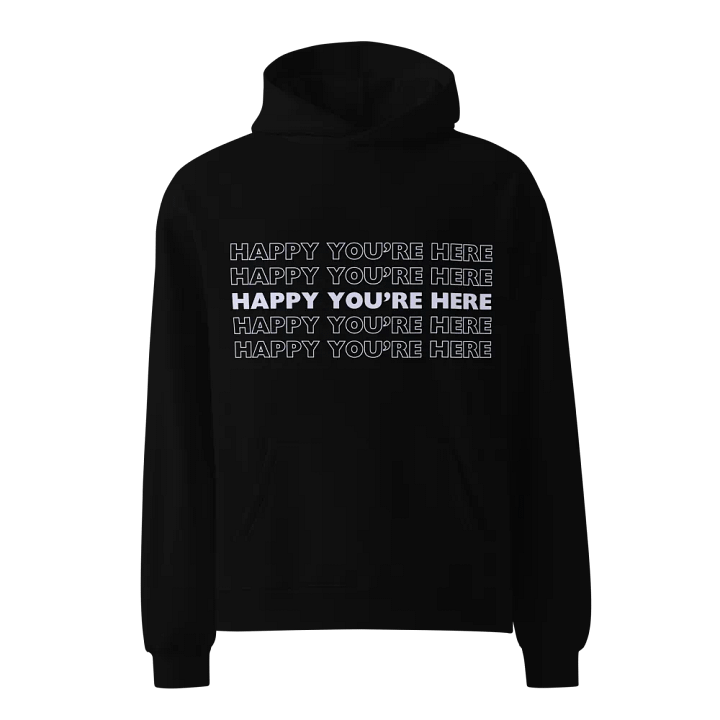 Happy You're Here Oversized Hoodie product image (1)