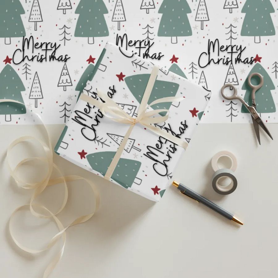 Merry Christmas Wrapping paper product image (12)