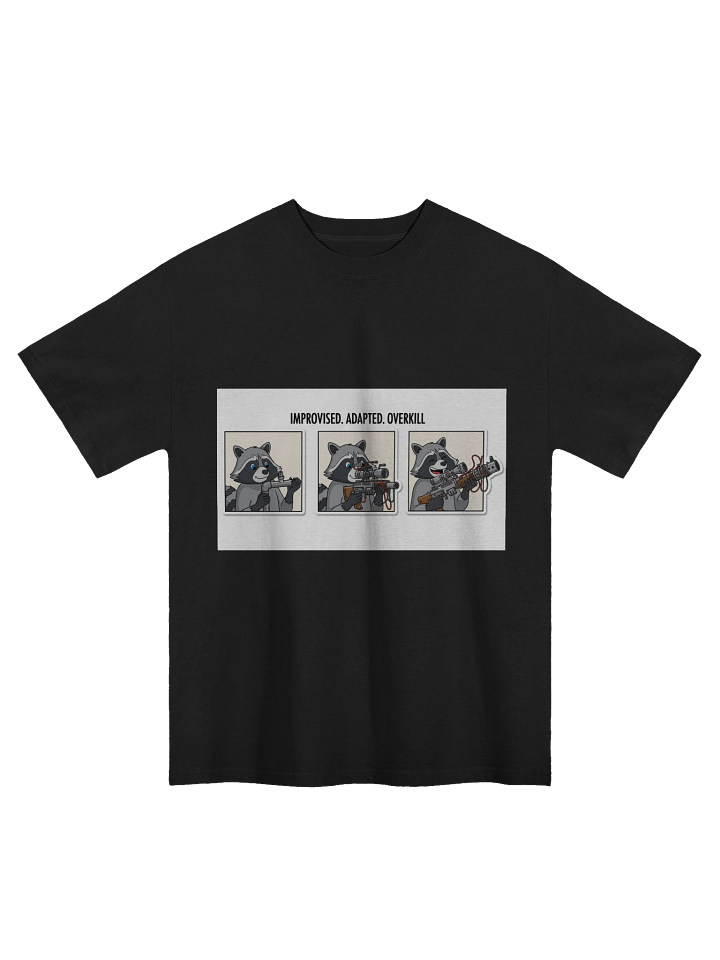 Adapted Overkill Raccoon Comic T-Shirt product image (1)