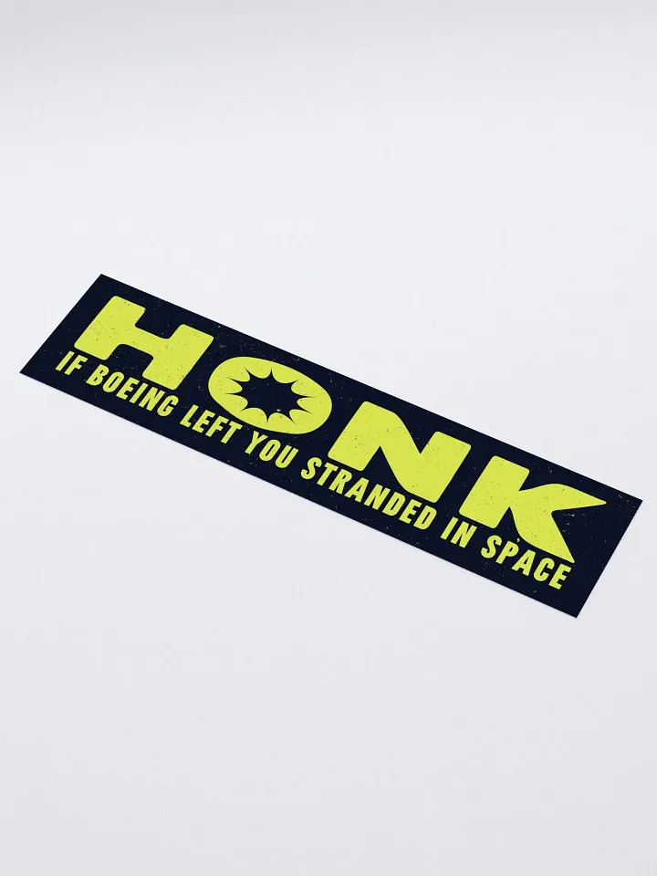 HONK For Boeing Kiss Cut Bumper Sticker product image (1)