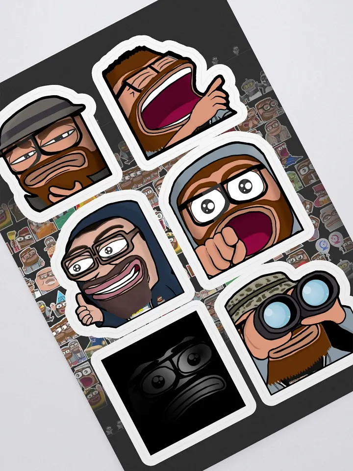 Leopard emote stickers product image (1)