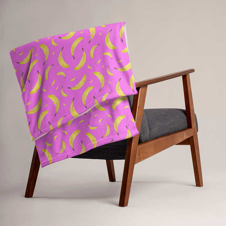 Bananapalooza throw blanket product image (1)