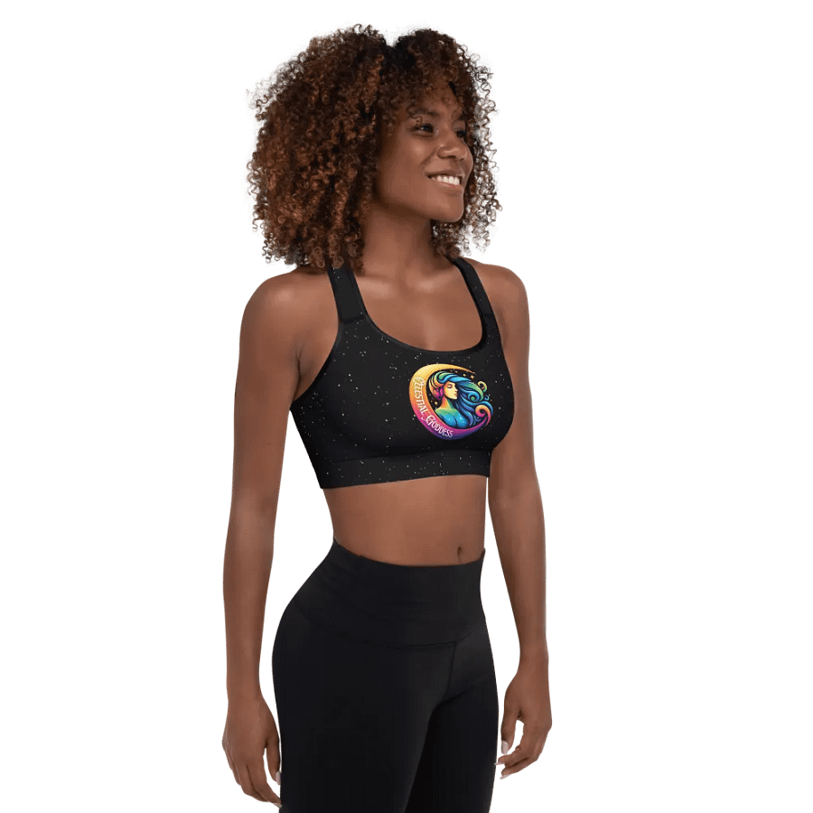Celestial Crescent Moon Sports Bra product image (4)