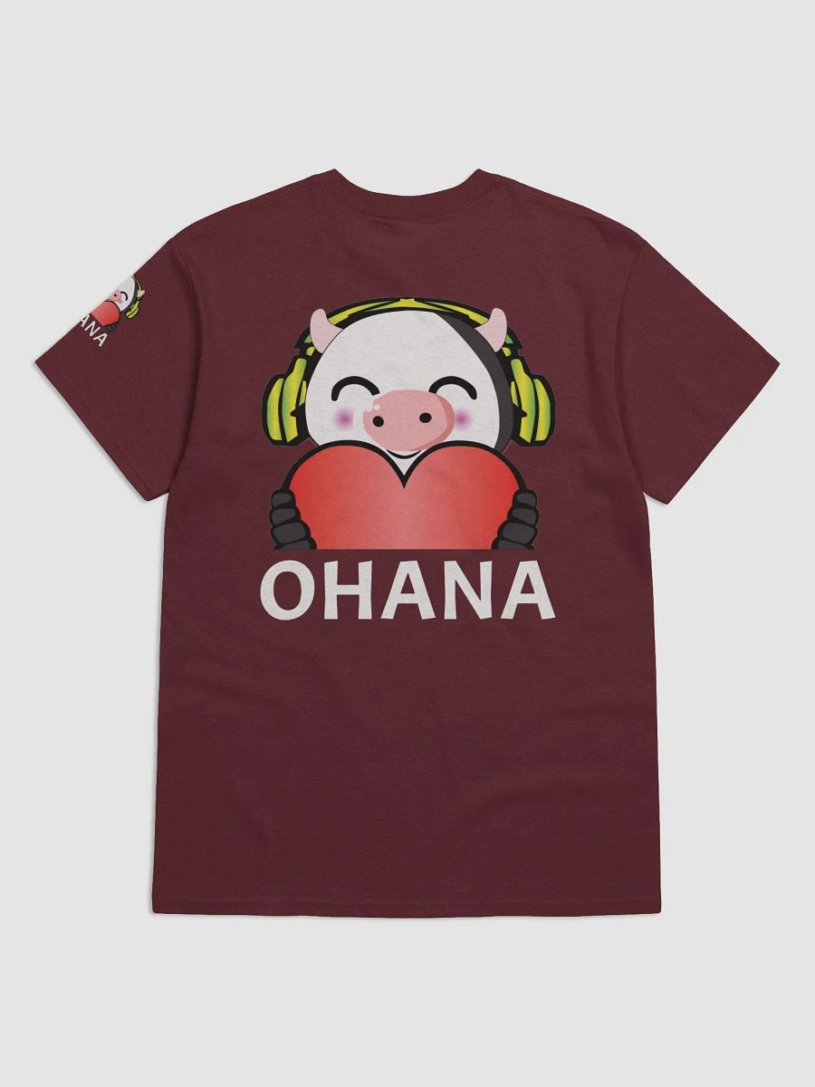 Mr. Moo Moo Ohana Shirt Maroon product image (2)