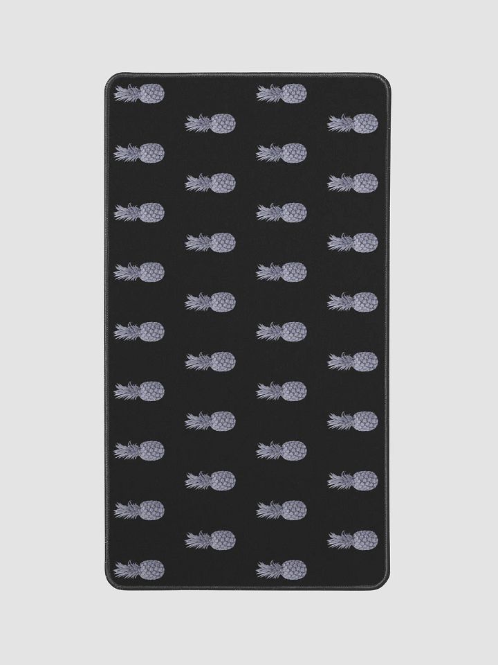 Monochrome Pineapple Desk Mat Black product image (2)