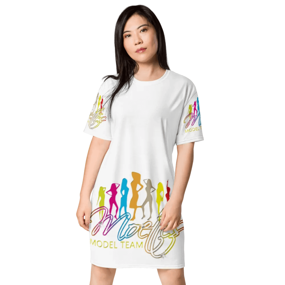 MOETTES PASSION WHT T SHIRT DRESS product image (1)