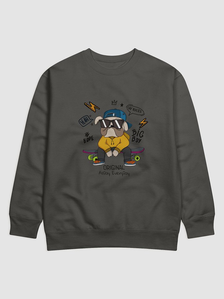 Crew Neck Sweatshirts Skater Dog Streetwear Graphic product image (2)