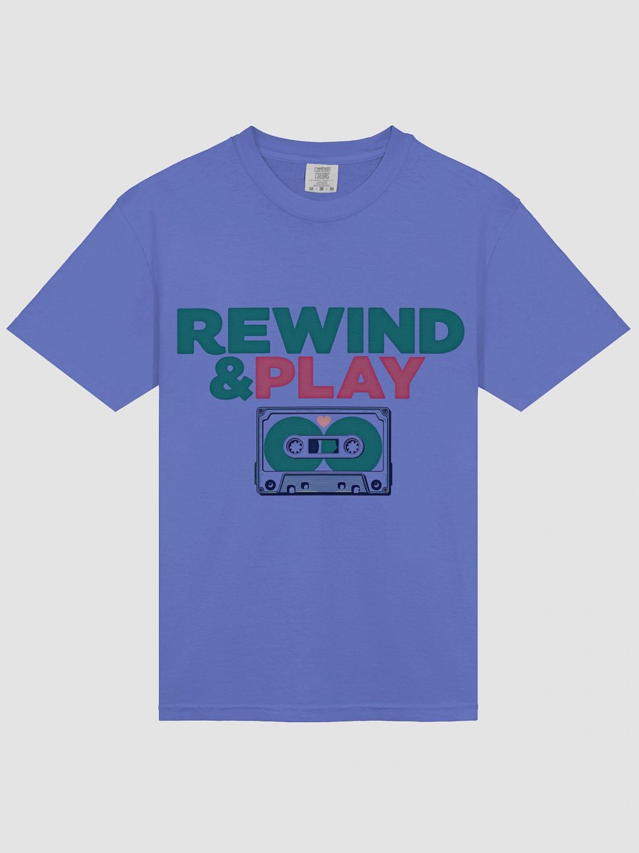 Rewind & Play Cassette Heart T-Shirt product image (3)