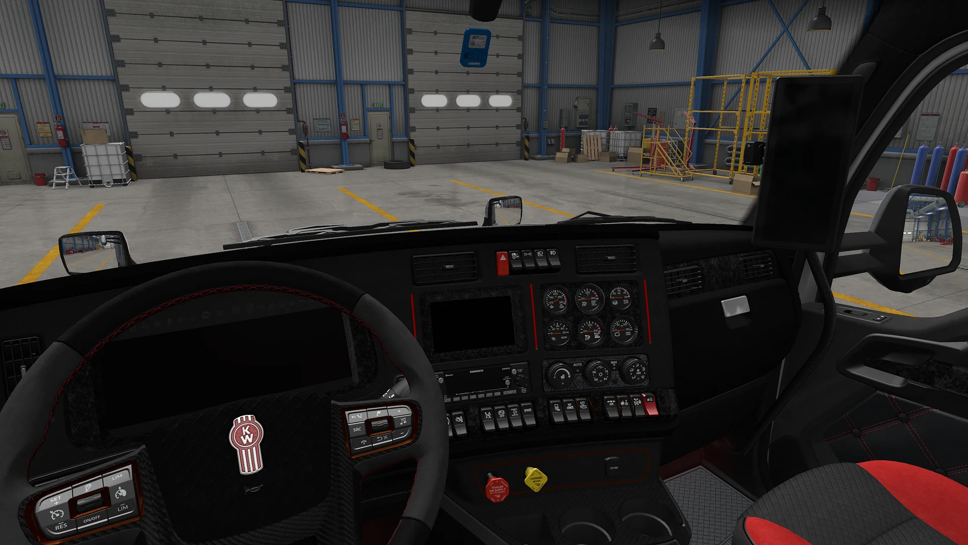 [T680_22-EWI_1] Kenworth T680 2022 - EnioWorkshop Interior Black v1.2 product image (2)