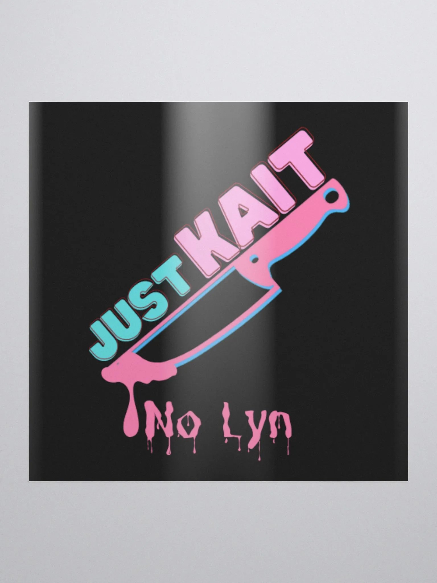 Black JustKaitNoLyn Sticker product image (1)