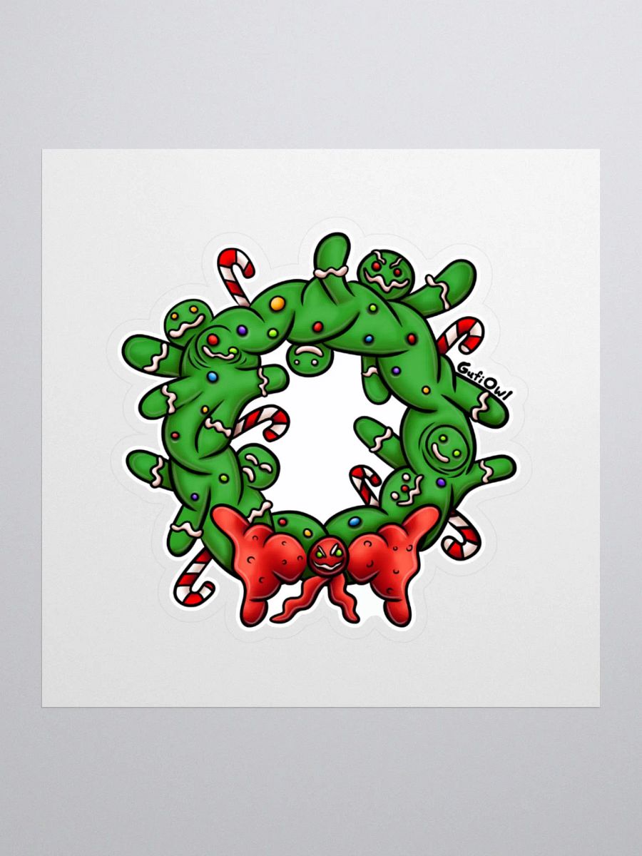 Virus-G Green Wreath Sticker product image (1)