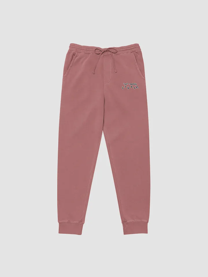 *not* mentally linear embroidered pigment sweatpants (bubble design) product image (2)