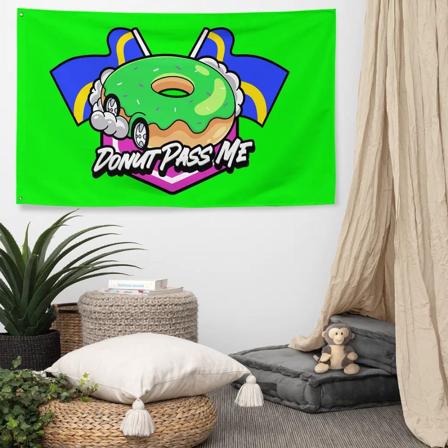 Donut Pass Me Flag product image (5)