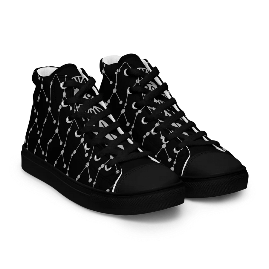 Cancer Symmetry High Top Canvas Shoes product image (17)
