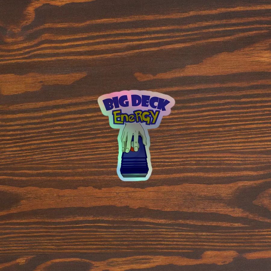 Big Deck Energy Blue Sticker product image (3)
