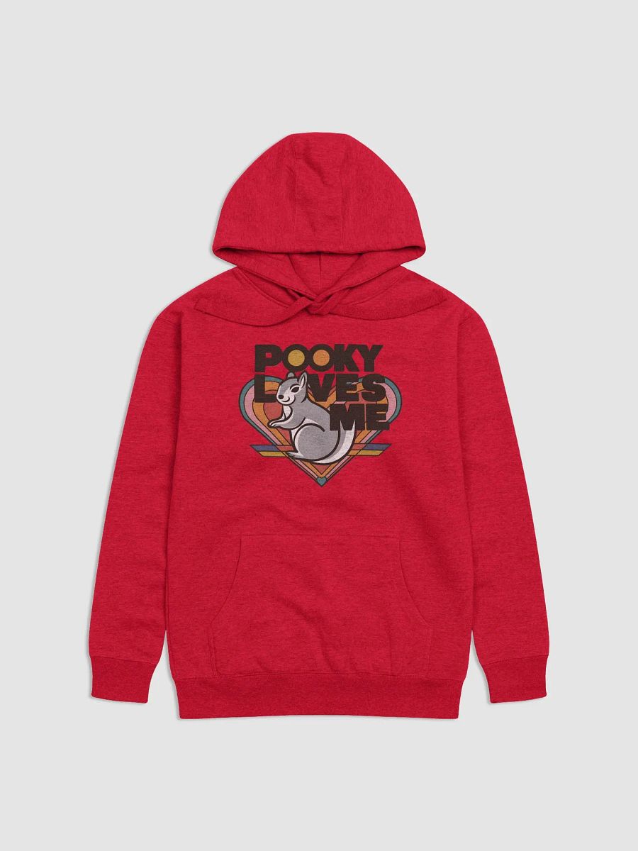 Super Soft and Comfy Hoodie: Pooky:Loves Me, Retro, heart grey squirrel product image (1)