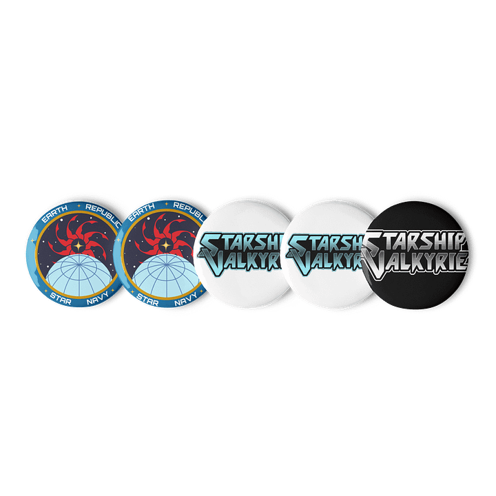 Starship Valkyrie Logo Commissary Pin Set product image (1)