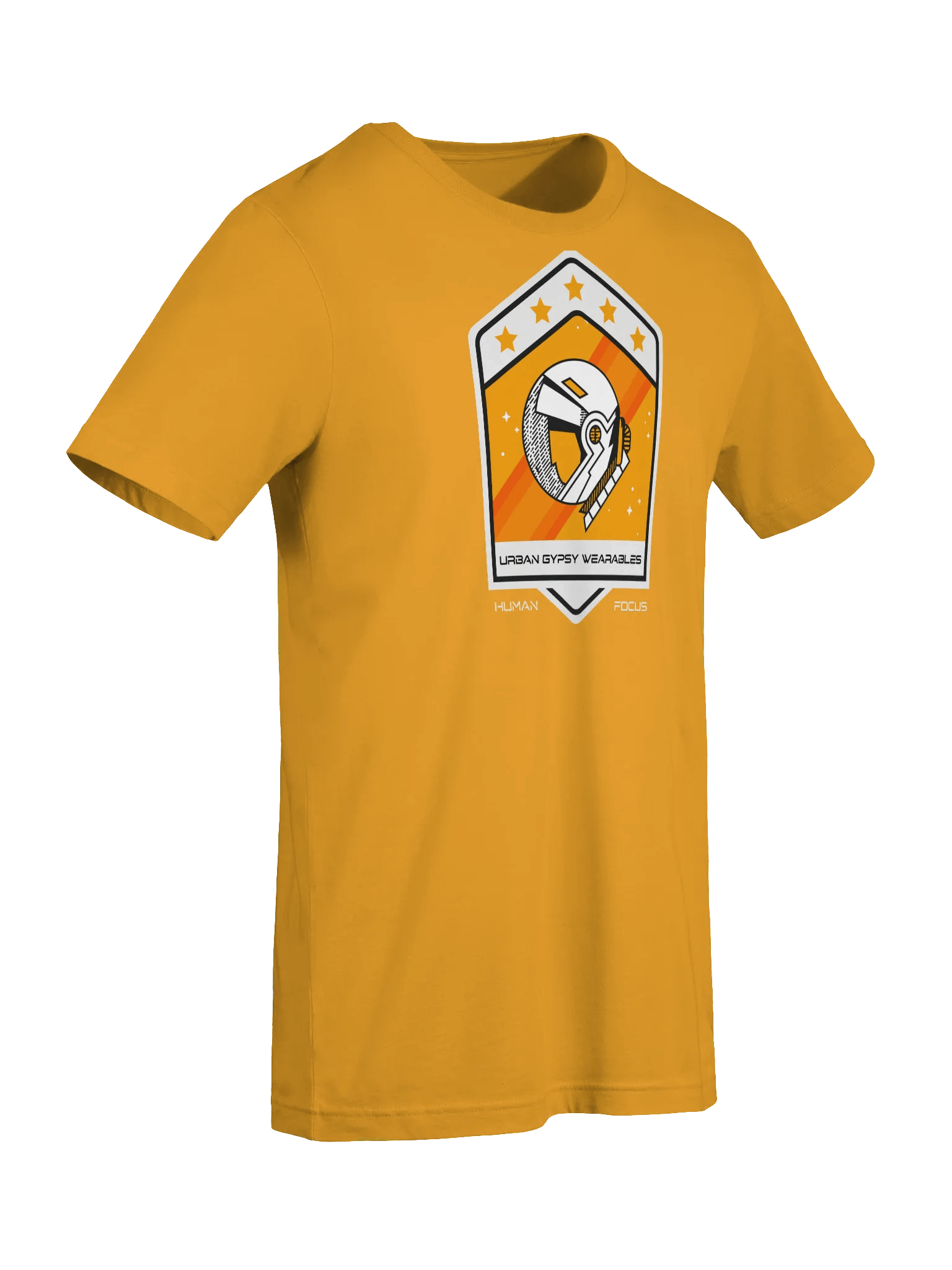 Human Space Focus Badge T-Shirt product image (57)