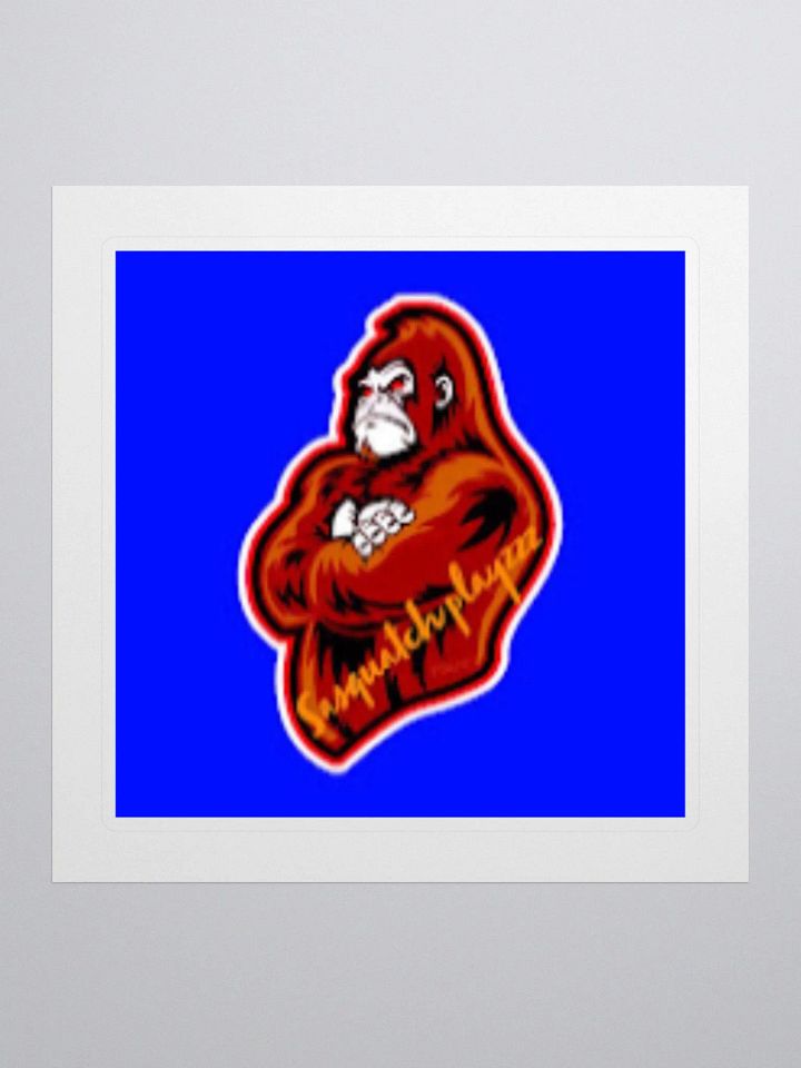 Old Sasquatch Playzzz Offical Logo Sticker! product image (1)