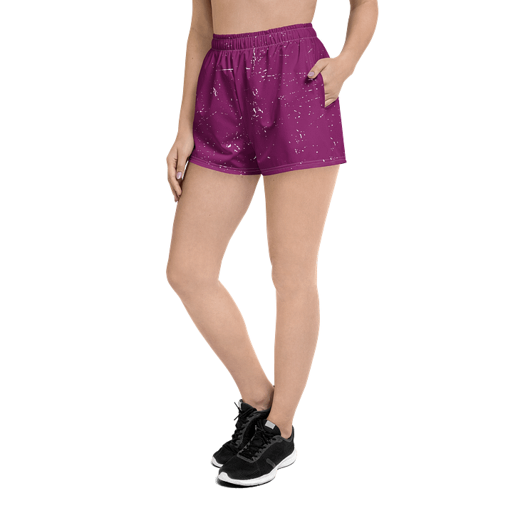 Distressed Violet All-Over Athletic Shorts product image (2)