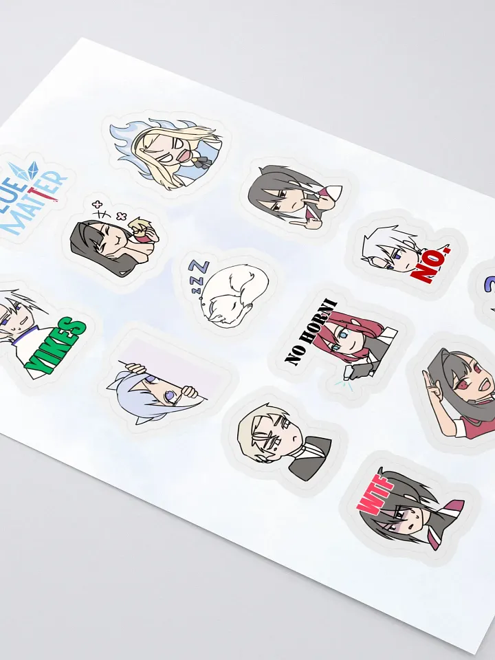 Blue Matter Emotes Sticker Sheet product image (2)