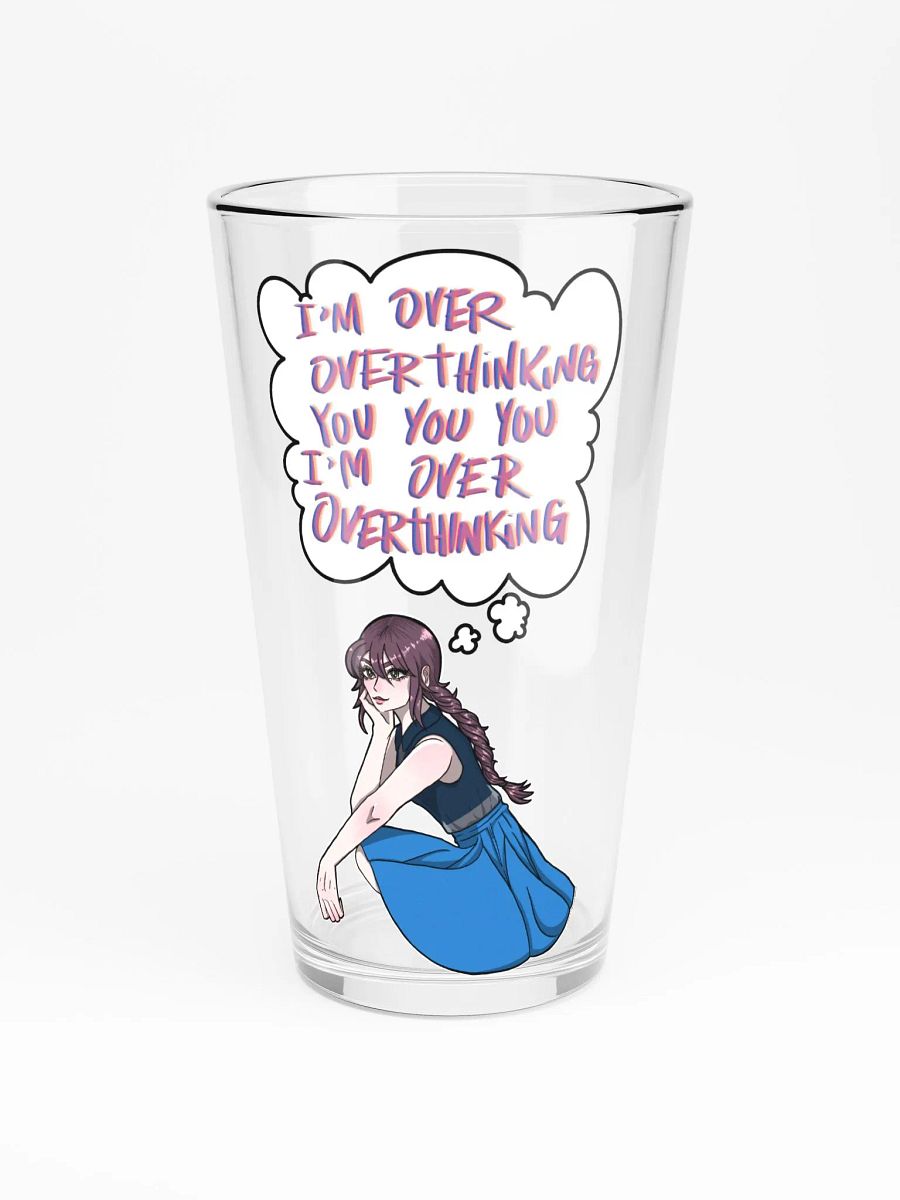Over Overthinking Anime Glass product image (4)