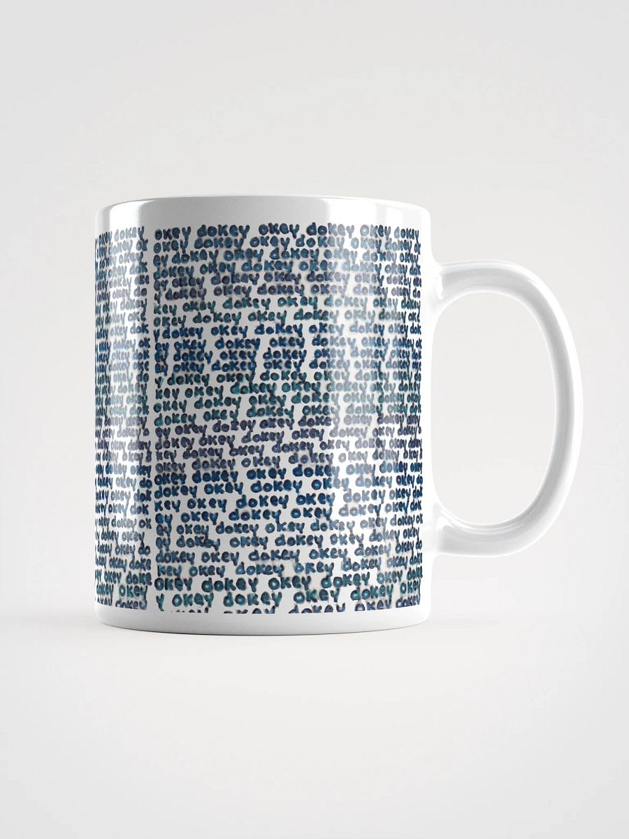 okey dokey White Glossy Mug product image (5)