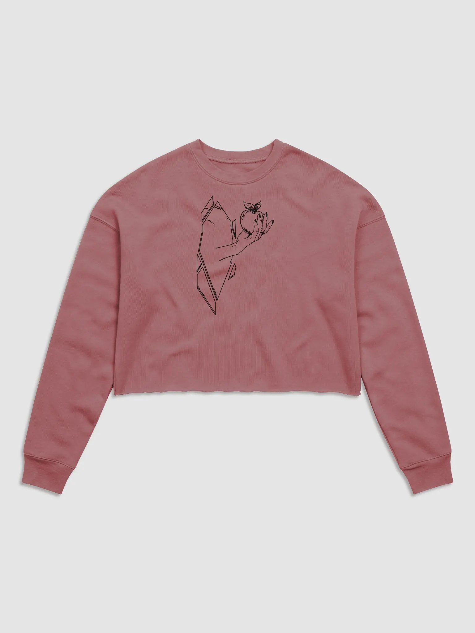 Hand in Mirror Crop Sweatshirt product image (10)