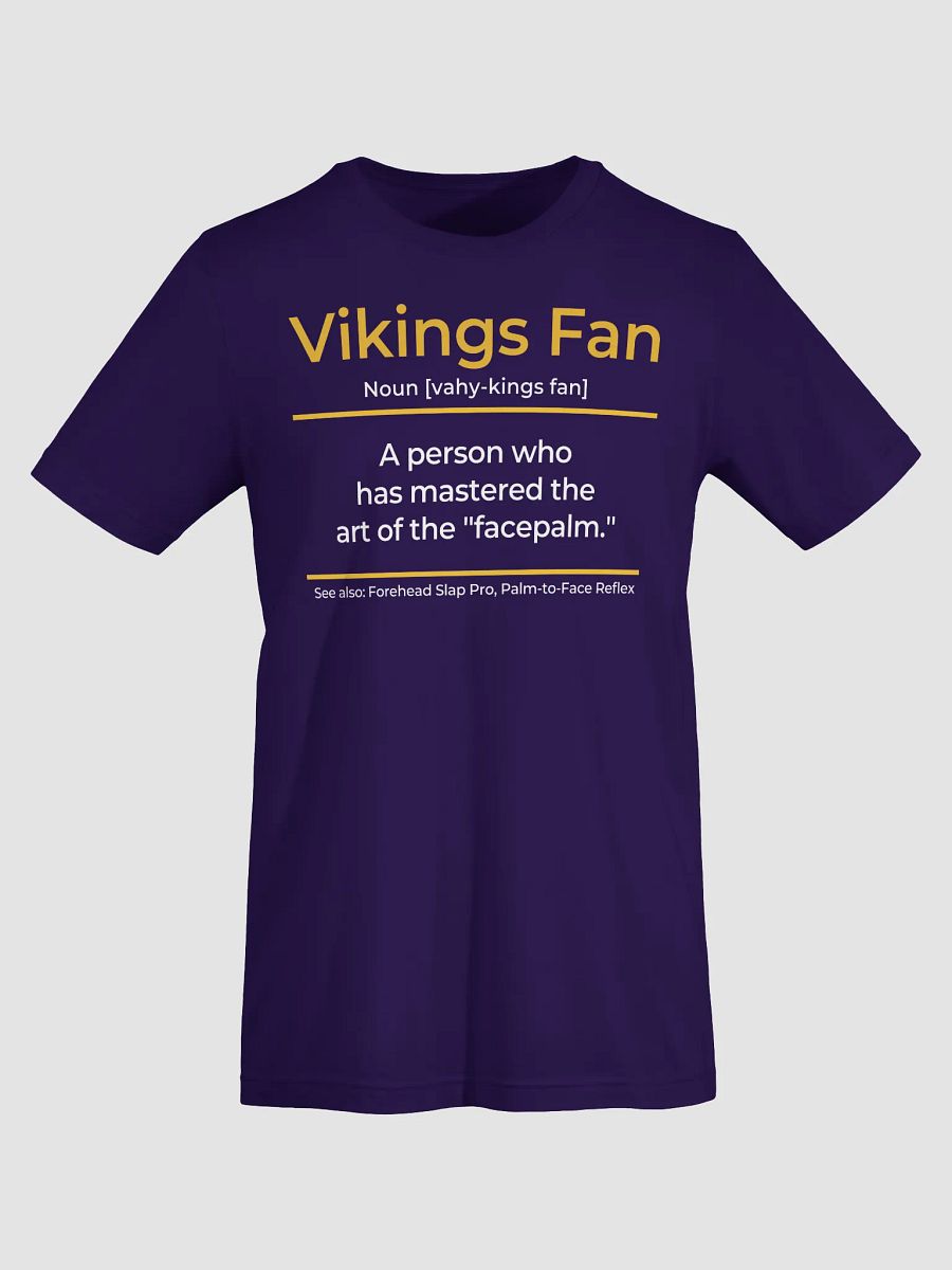 Facepalm - The Vikings Fan Collection - Unisex T-Shirt product image (3)