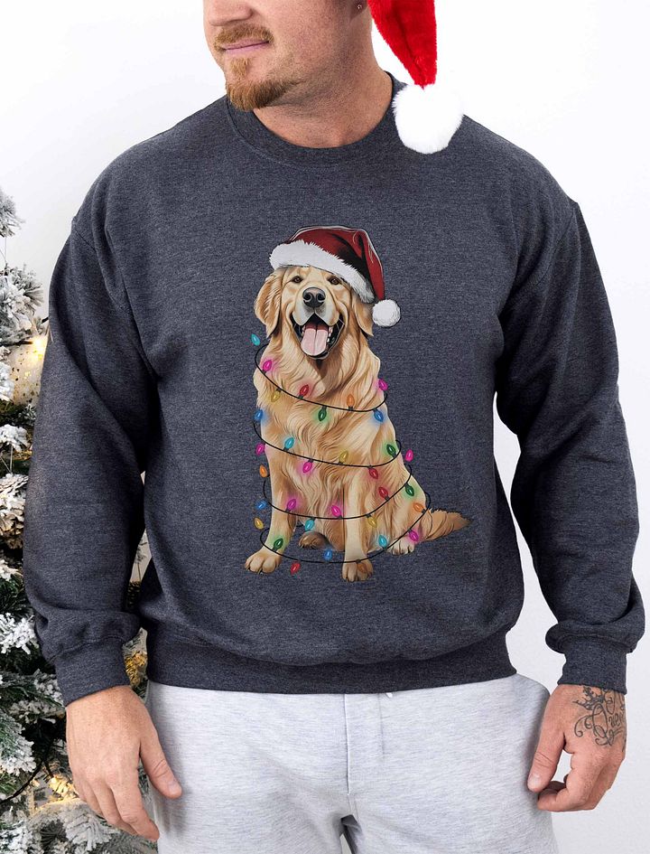 Funny Golden Retriever Christmas Sweatshirt for Goldie Paw-rents product image (1)
