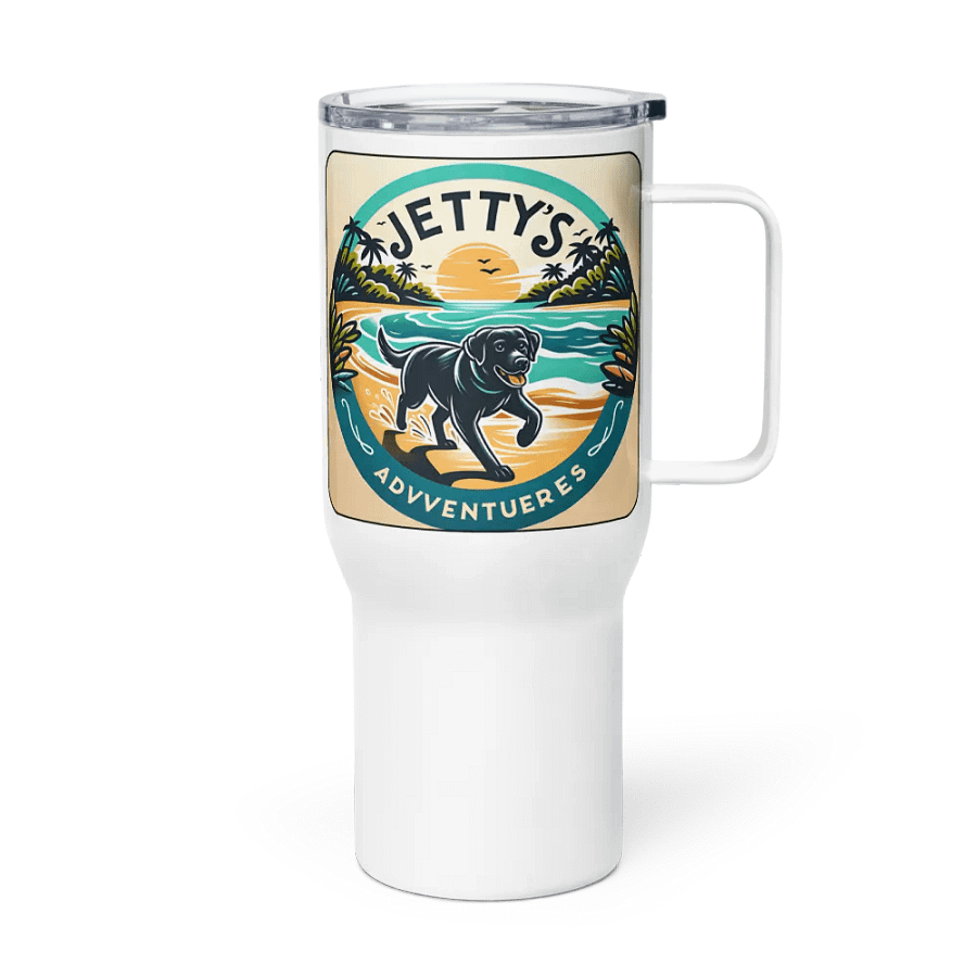 Jetty’s Adventures Logo travel mug product image (3)